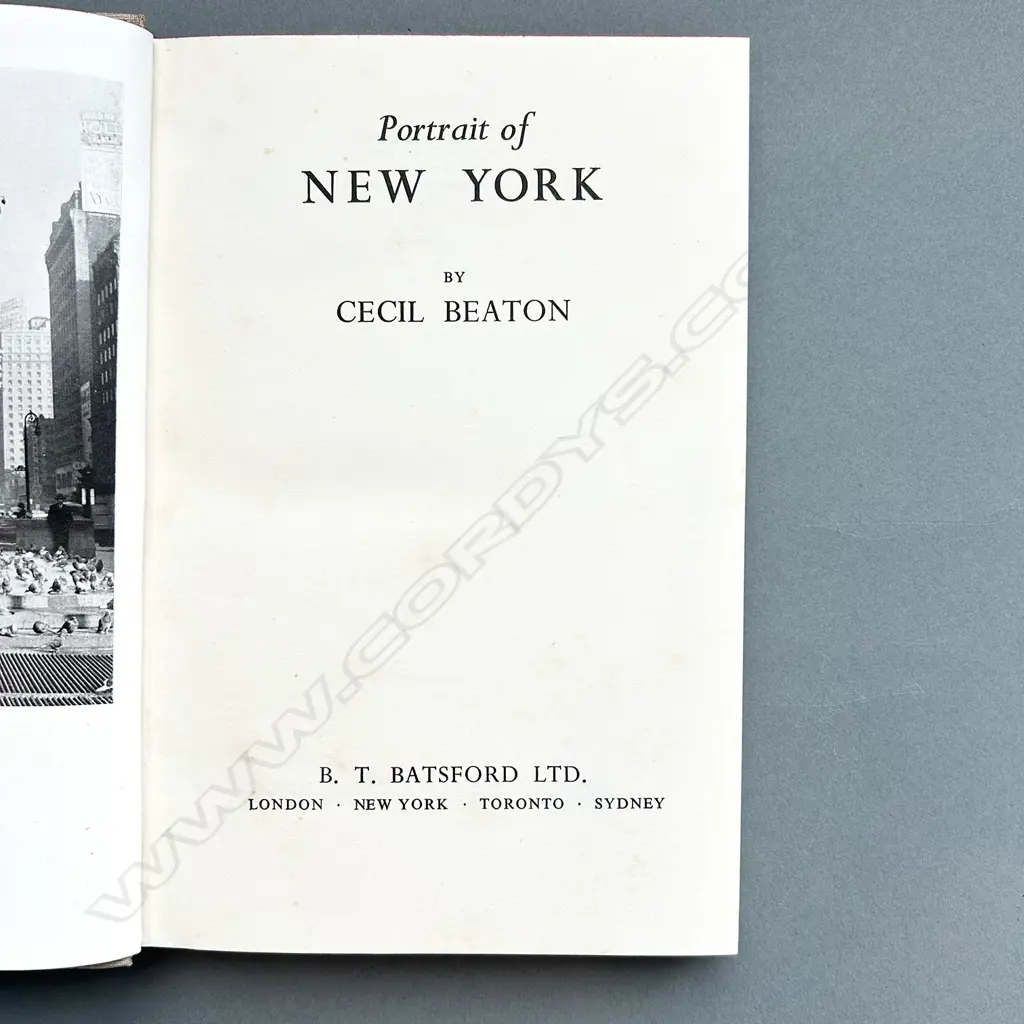 CECIL BEATON: PORTRAIT OF NEW YORK Image 1++
